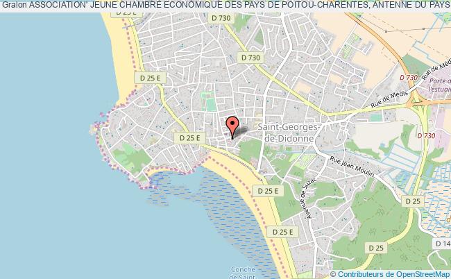 plan association Association' Jeune Chambre Economique Des Pays De Poitou-charentes, Antenne Du Pays Royannais' Saint-Georges-de-Didonne