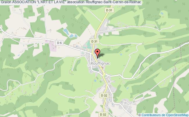 plan association Association "l'art Et La Vie" Rouffignac-Saint-Cernin-de-Reilhac