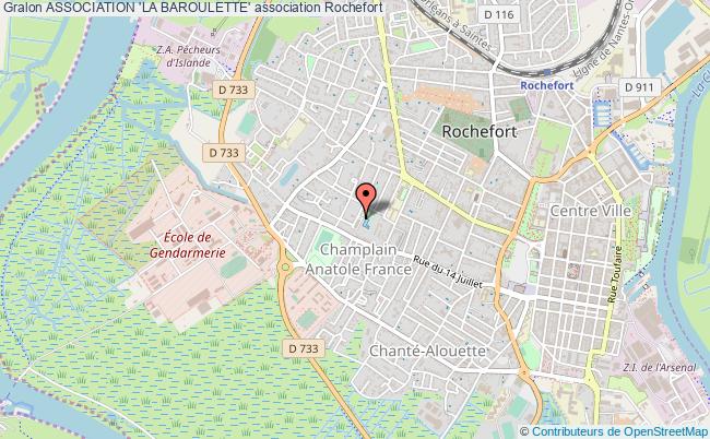 plan association Association 'la Baroulette' Rochefort