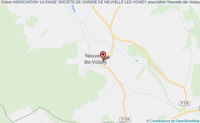plan association Association 'la Diane' Societe De Chasse De Neuvelle Les Voisey Neuvelle-lès-Voisey