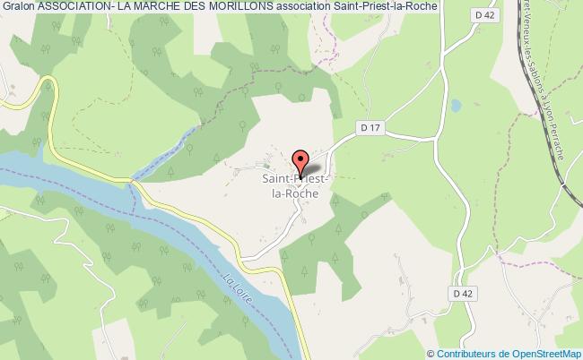plan association Association- La Marche Des Morillons Saint-Priest-la-Roche
