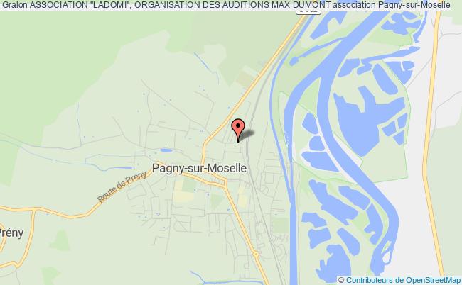 plan association Association "ladomi", Organisation Des Auditions Max Dumont Pagny-sur-Moselle