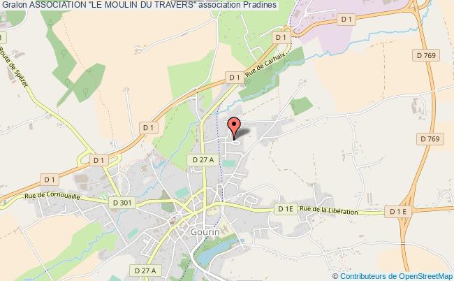 plan association Association "le Moulin Du Travers" Pradines