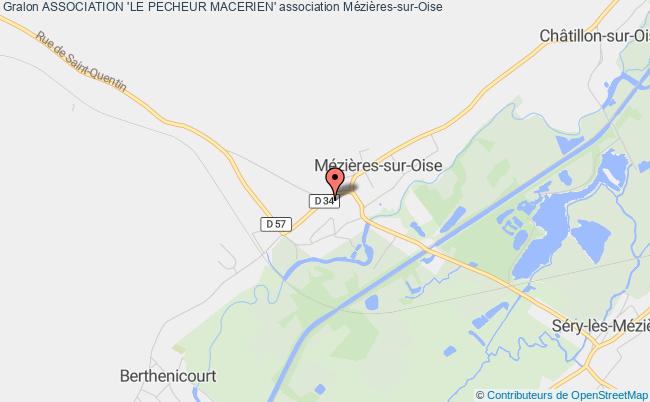 plan association Association 'le Pecheur Macerien' Mézières-sur-Oise