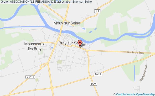 plan association Association 'le Renaissance' Bray-sur-Seine