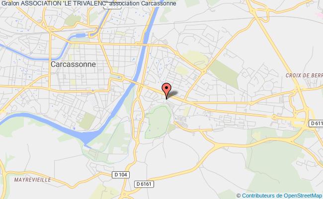 plan association Association 'le Trivalenc' Carcassonne