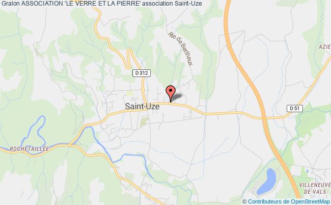 plan association Association 'le Verre Et La Pierre' Saint-Uze