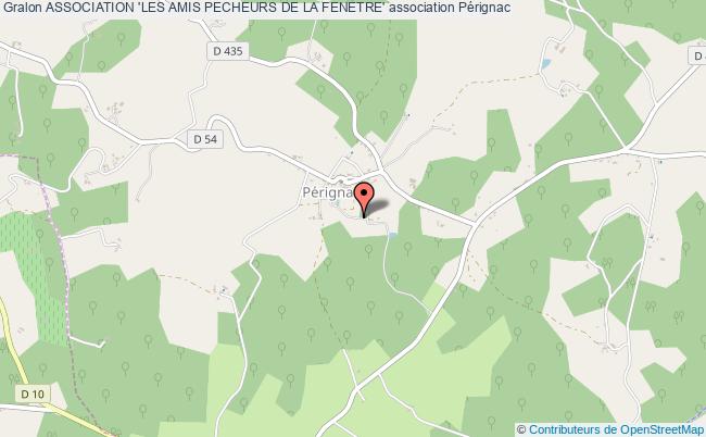 plan association Association 'les Amis Pecheurs De La Fenetre' Pérignac