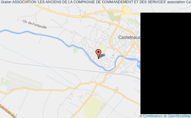 plan association Association 'les Anciens De La Compagnie De Commandement Et Des Services' Castelnaudary