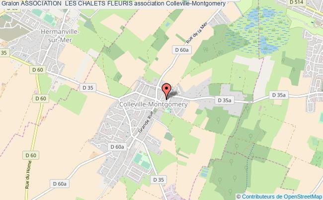 plan association Association  Les Chalets Fleuris Colleville-Montgomery