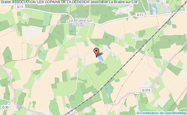 plan association Association 'les Copains De La Dedeuch' La    Bruère-sur-Loir
