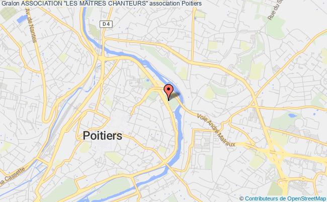 plan association Association "les MaÎtres Chanteurs" Poitiers