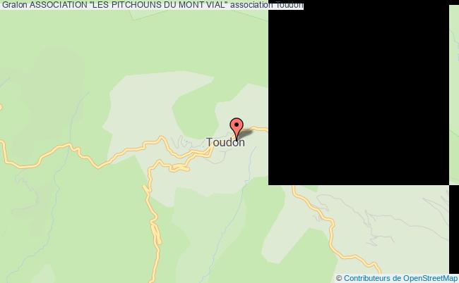 plan association Association "les Pitchouns Du Mont Vial" Toudon