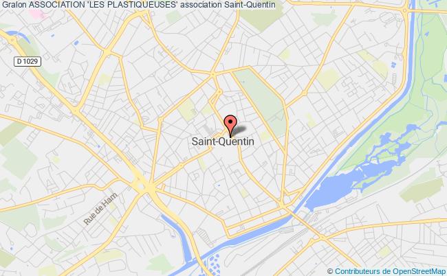 plan association Association 'les Plastiqueuses' Saint-Quentin