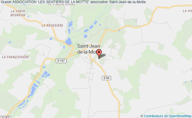 plan association Association 'les Sentiers De La Motte' Saint-Jean-de-la-Motte