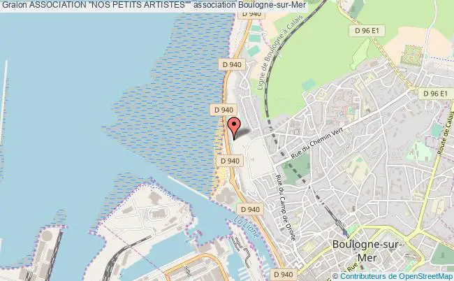 plan association Association "nos Petits Artistes"" Boulogne-sur-Mer