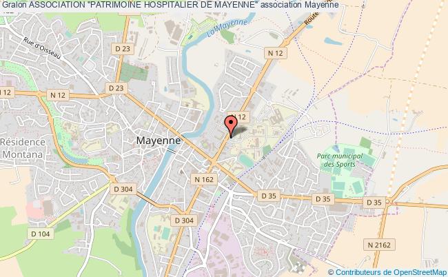 plan association Association "patrimoine Hospitalier De Mayenne" Mayenne