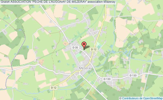plan association Association 'peche De L'augonay De Mezeray' Mézeray