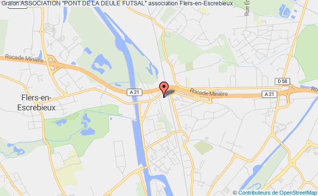 plan association Association "pont De La Deule Futsal" Flers-en-Escrebieux