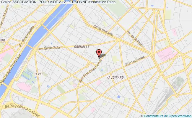 plan association Association  Pour Aide A La Personne Paris