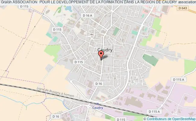 plan association Association  Pour Le Developpement De La Formation Dans La Region De Caudry Caudry