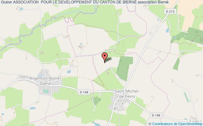 plan association Association  Pour Le Developpement Du Canton De Bierne Bierné