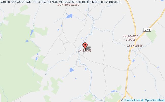 plan association Association "protÉger Nos Villages" Mailhac-sur-Benaize