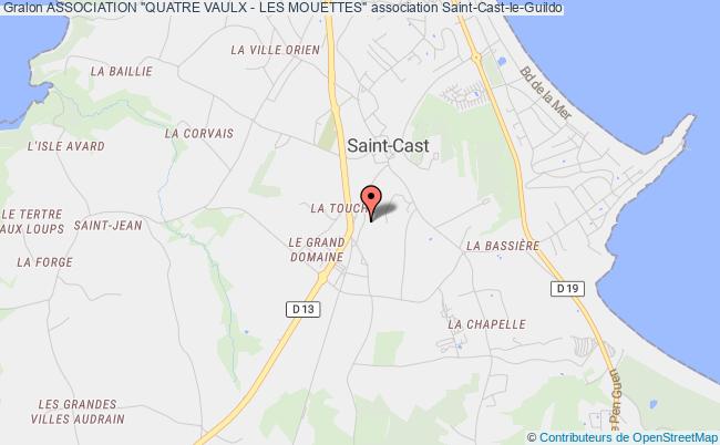 plan association Association "quatre Vaulx - Les Mouettes" Saint-Cast-le-Guildo