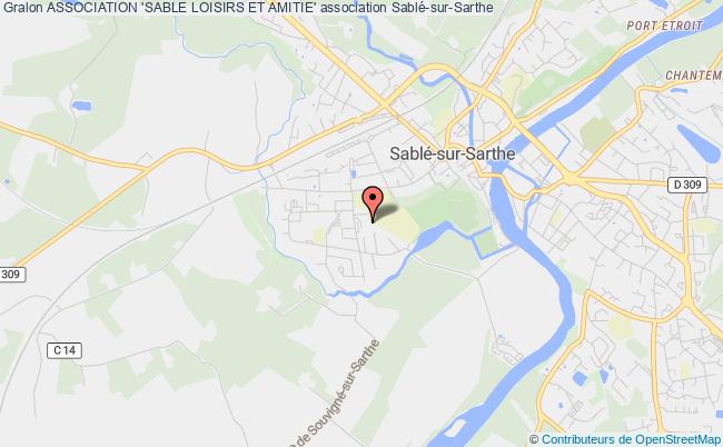 plan association Association 'sable Loisirs Et Amitie' Sablé-sur-Sarthe