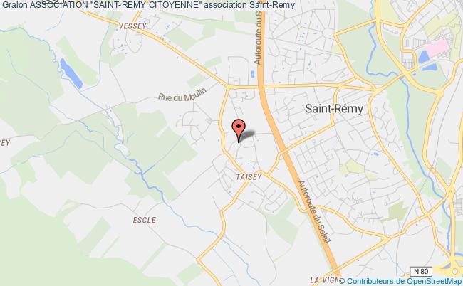 plan association Association "saint-remy Citoyenne" Saint-Rémy