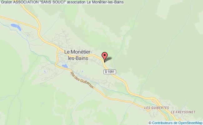 plan association Association "sans Souci" Le    Monêtier-les-Bains