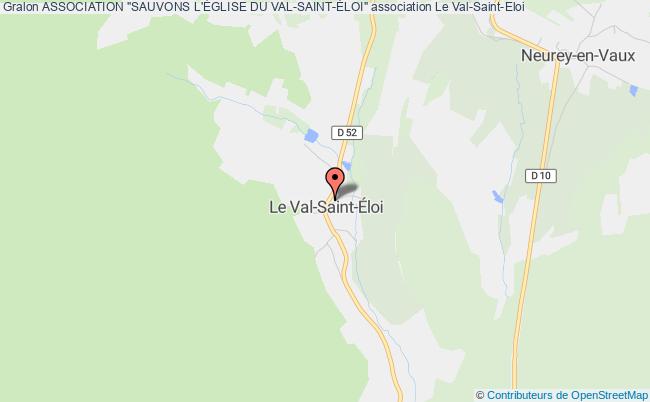 ASSOCIATION "SAUVONS L'ÉGLISE DU VAL-SAINT-ÉLOI"