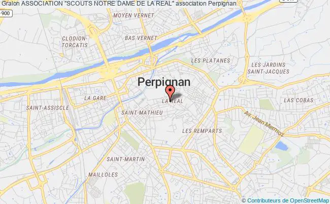 plan association Association "scouts Notre Dame De La Real" Perpignan