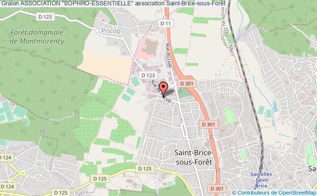 plan association Association "sophro-essentielle" Saint-Brice-sous-Forêt
