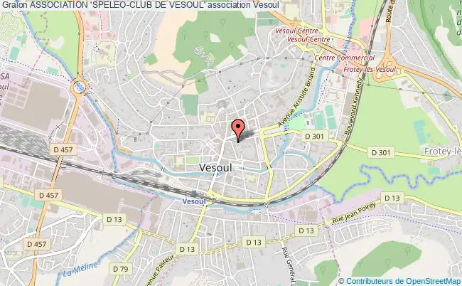 plan association Association 'speleo-club De Vesoul' Vesoul
