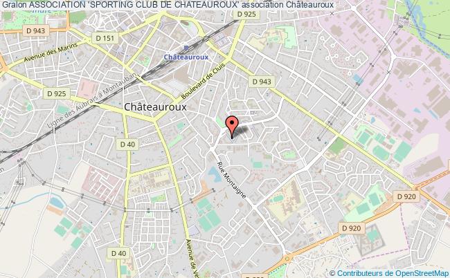 plan association Association 'sporting Club De Chateauroux' Châteauroux