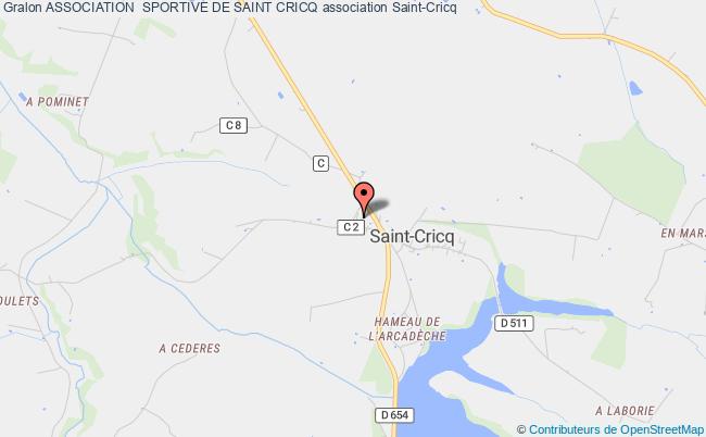 plan association Association  Sportive De Saint Cricq Saint-Cricq