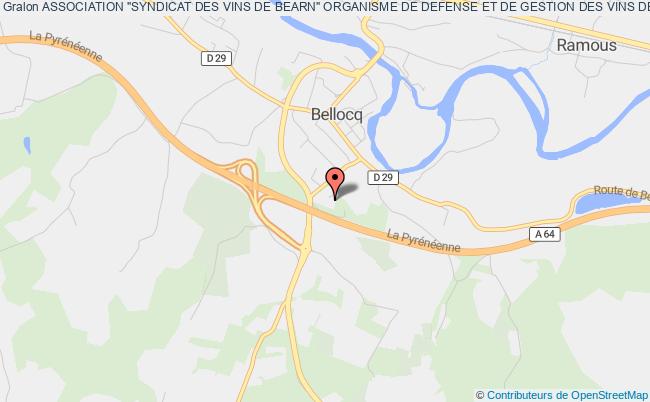 ASSOCIATION "SYNDICAT DES VINS DE BEARN" ORGANISME DE DEFENSE ET DE GESTION DES VINS DE BEARN