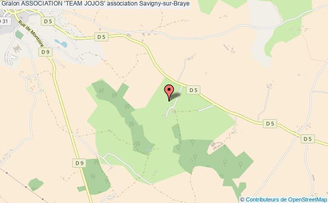 plan association Association 'team Jojos' Savigny-sur-Braye