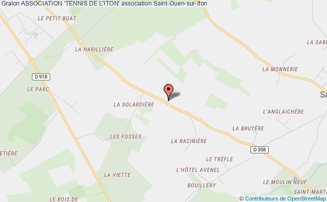 plan association Association 'tennis De L'iton' Saint-Ouen-sur-Iton