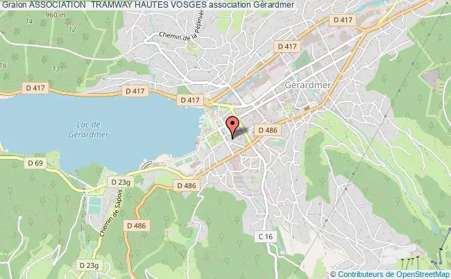 plan association Association  Tramway Hautes Vosges Gérardmer
