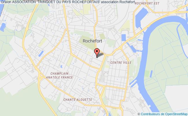 plan association Association 'trinquet Du Pays Rochefortais' Rochefort