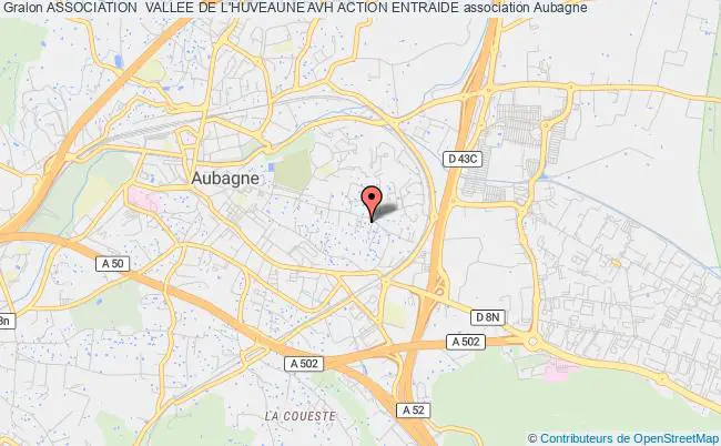 plan association Association  Vallee De L'huveaune Avh Action Entraide Aubagne