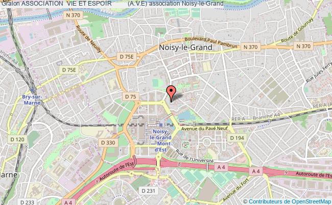 plan association Association  Vie Et Espoir         (a.v.e) Noisy-le-Grand