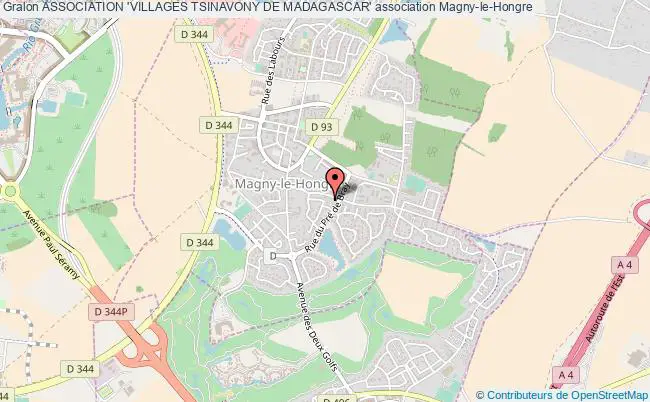 plan association Association 'villages Tsinavony De Madagascar' Magny-le-Hongre