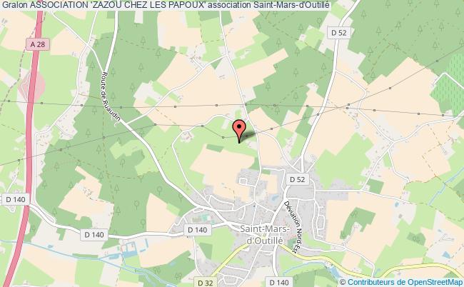 plan association Association 'zazou Chez Les Papoux' Saint-Mars-d'Outillé