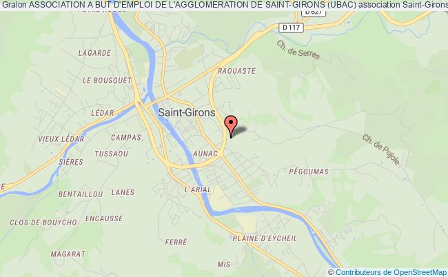 ASSOCIATION A BUT D'EMPLOI DE L'AGGLOMERATION DE SAINT-GIRONS (UBAC)