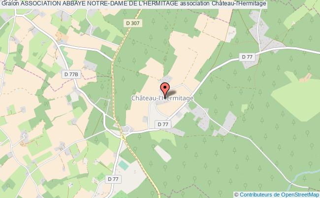 plan association Association Abbaye Notre-dame De L'hermitage Château-l'Hermitage