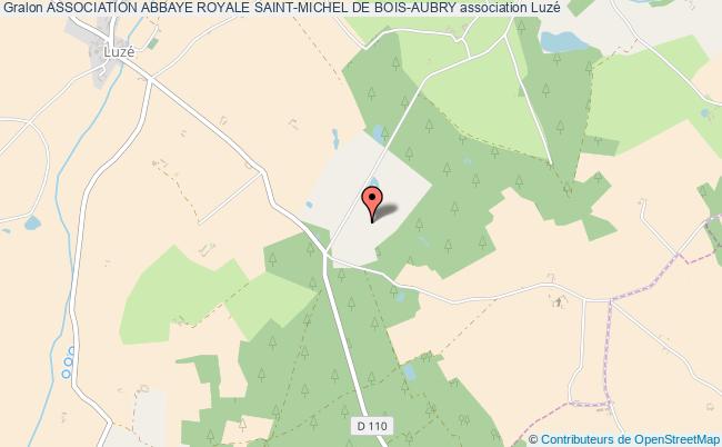 plan association Association Abbaye Royale Saint-michel De Bois-aubry Luzé