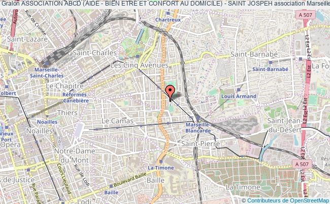 plan association Association Abcd (aide - Bien Etre Et Confort Au Domicile) - Saint Jospeh Marseille 4